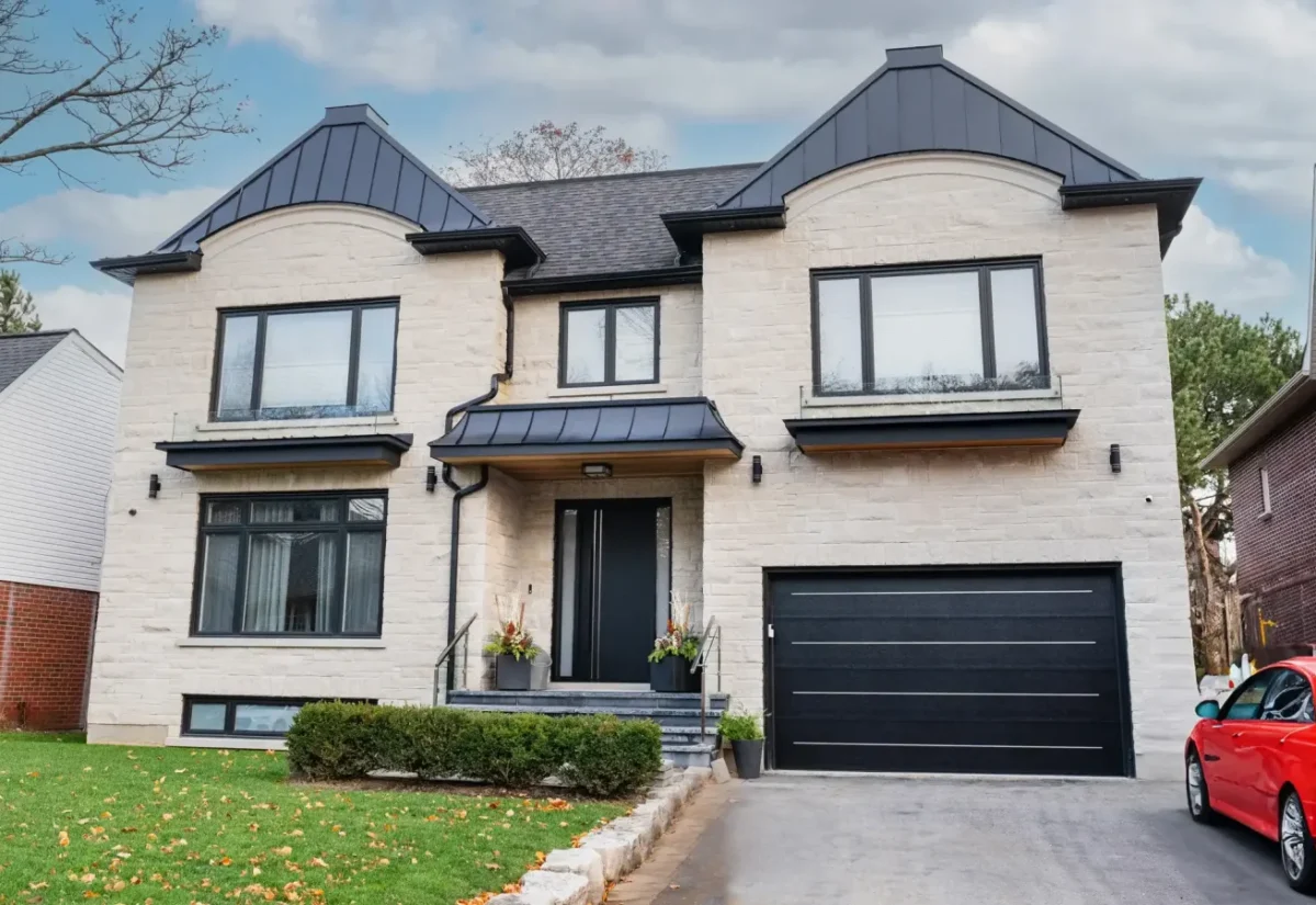 Matching windows and garage