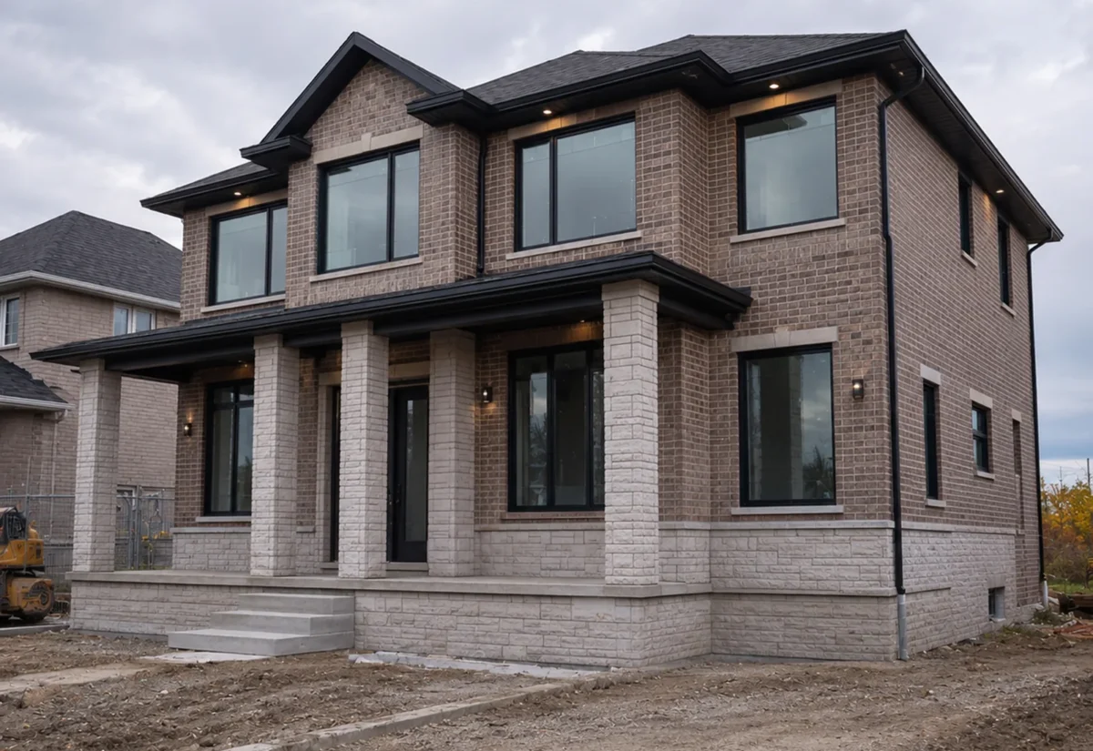 New build: windows throughout
