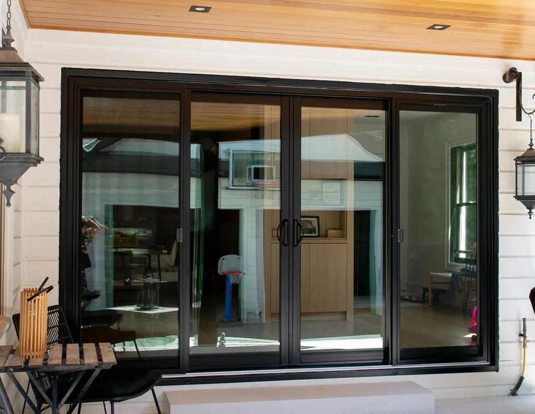 Patio door opened to the terrace
